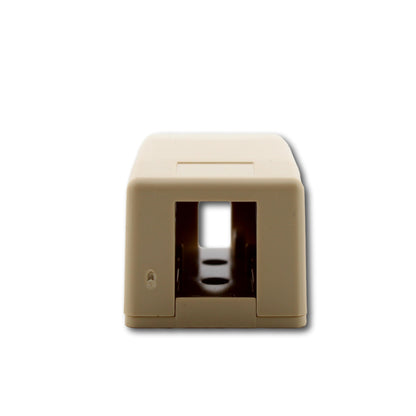 50 Hubbell "Telco Ivory" 1-Port Data Keystone Housings Surface Mount Box ISB1TI