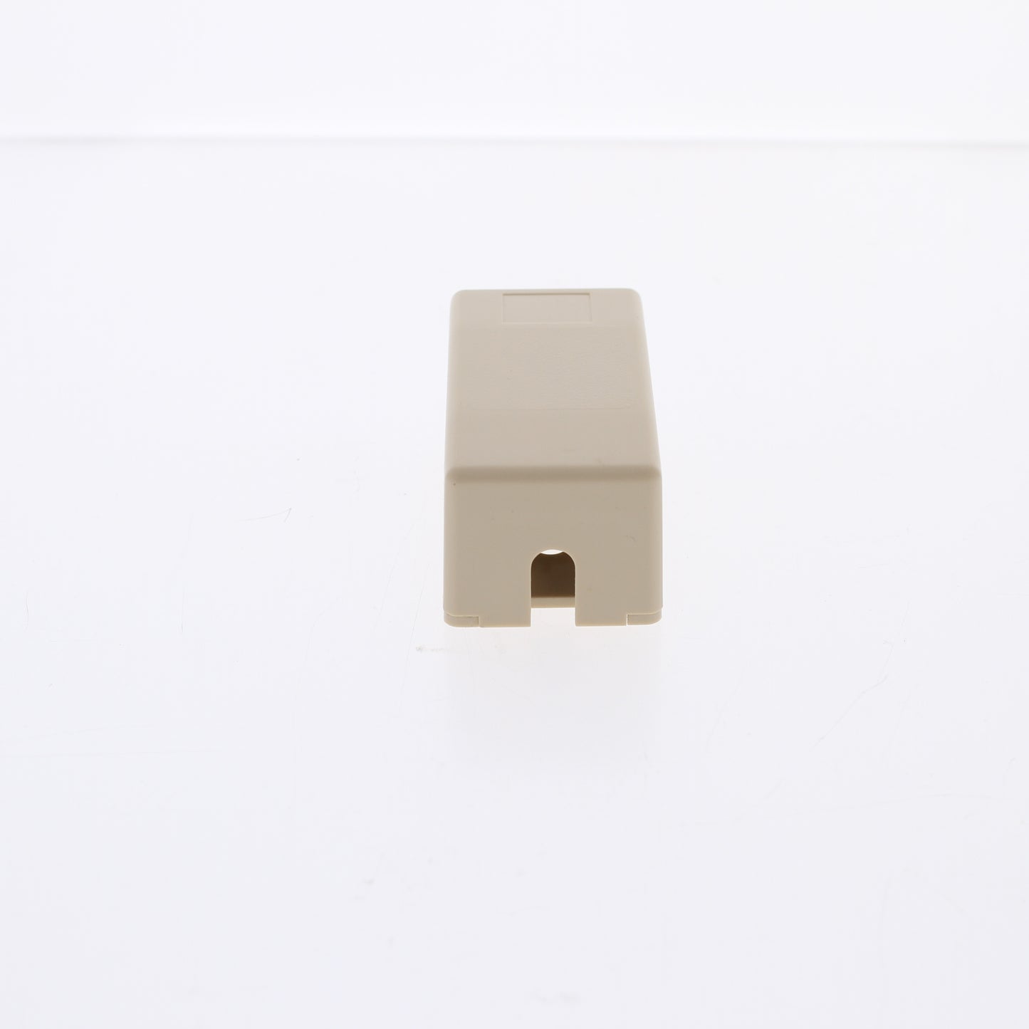 Hubbell "Telco Ivory" 1-Port Data Keystone Housing Surface Mount Box ISB1TI