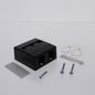 Hubbell Black 2-Port Data Voice Media Keystone Housing Surface Mount Box ISB2BK