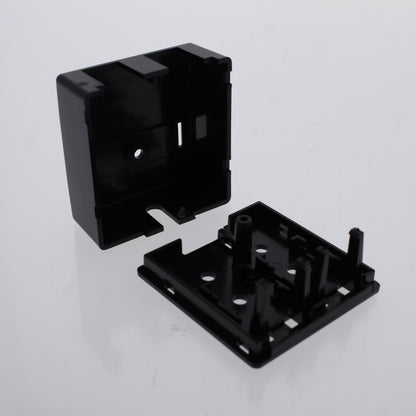Hubbell Black 2-Port Data Voice Media Keystone Housing Surface Mount Box ISB2BK