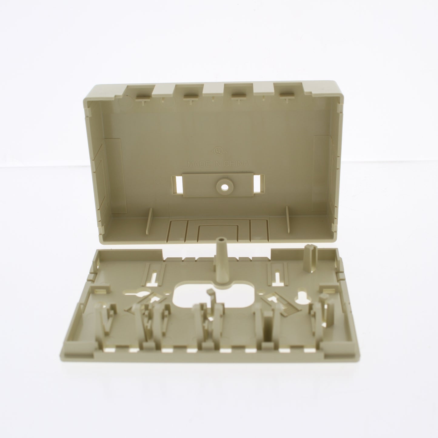 Hubbell ISB4EI Ivory 4-Port Data Voice Keystone Housings Surface Mount Box 20pcs