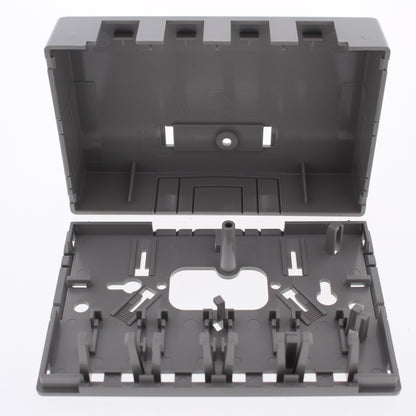 Hubbell Gray 4-Port Data Voice Media Keystone Housing Surface Mount Box ISB4GY