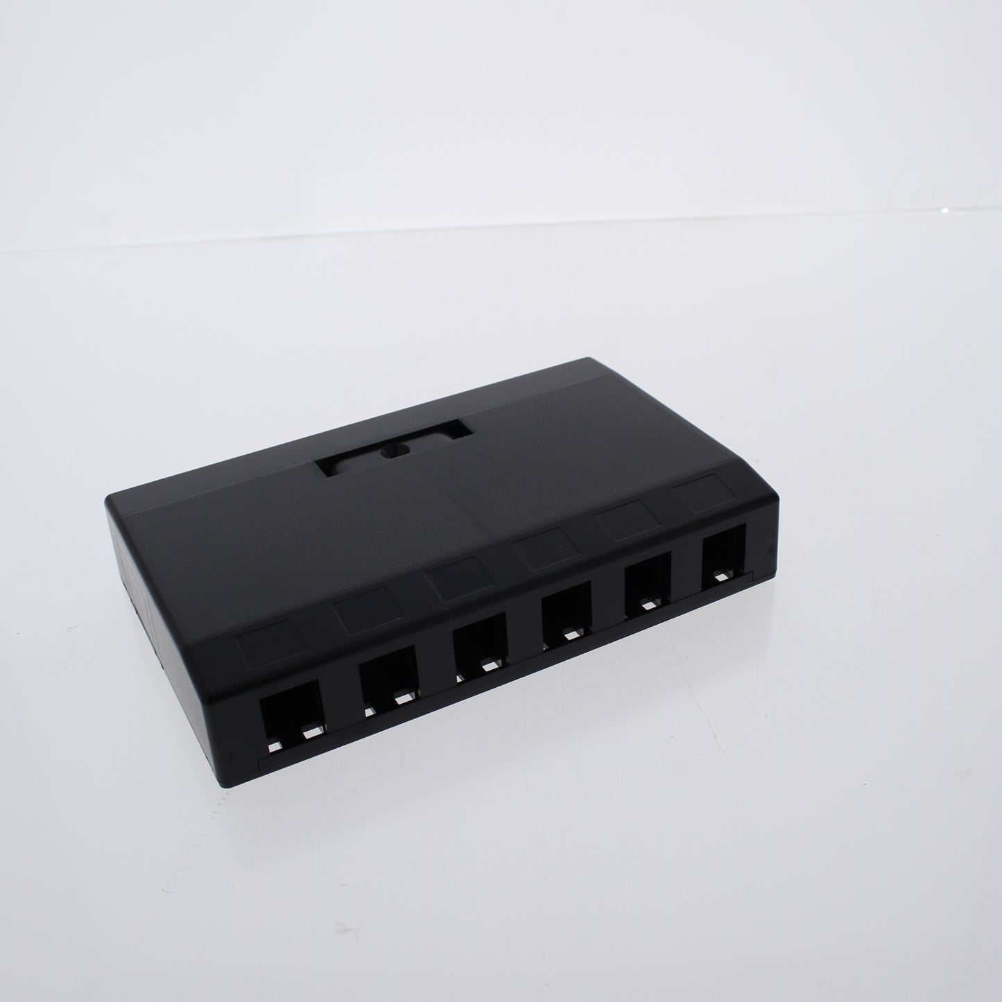 10 Hubbell Black 6-Port Data Voice Keystone Housings Surface Mount Box ISB6BK