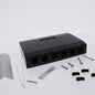 Hubbell Black 6-Port Data Voice Media Keystone Housing Surface Mount Box ISB6BK