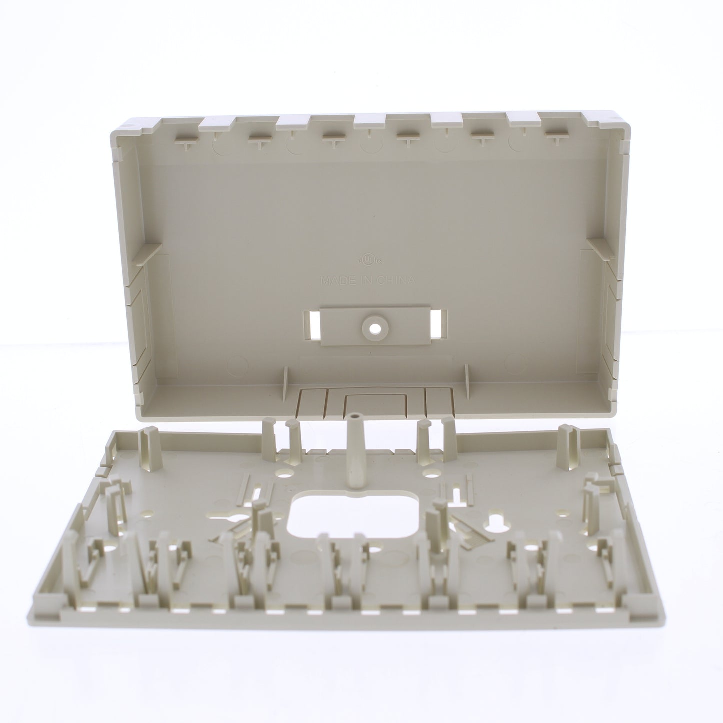 Hubbell ISB6EI Ivory 6-Port Data Voice Surface Mount Keystone Housings Box 10pcs