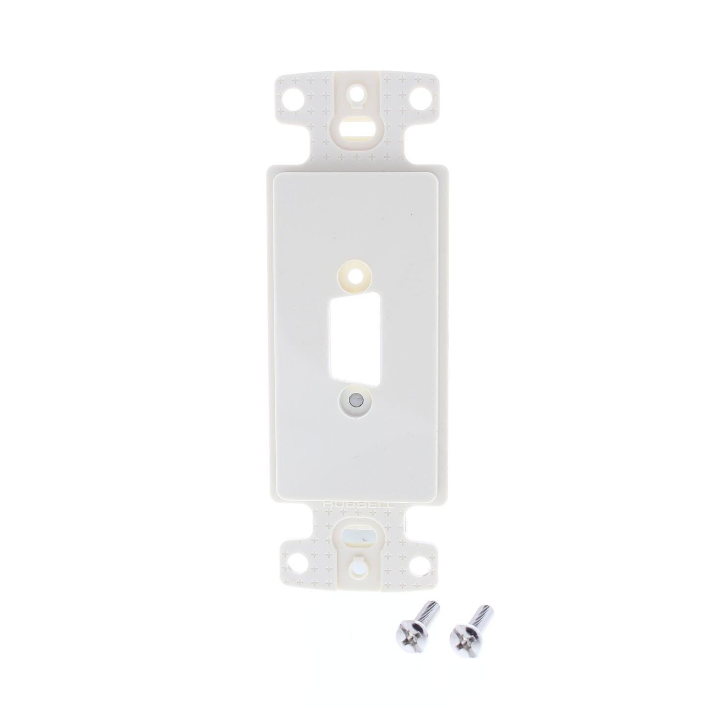 Hubbell ISFB15LA Light Almond 1-Port HDMI HD15 Frame for Decorator Wallplate 4pc