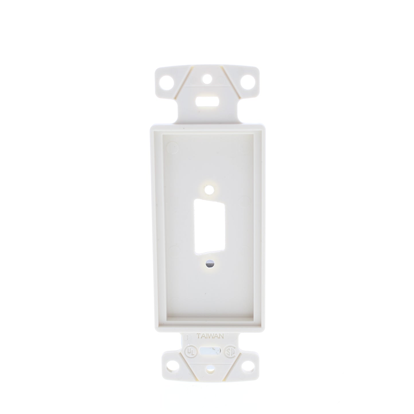 Hubbell ISFB15LA Light Almond 1-Port HDMI HD15 Frame for Decorator Wallplate 4pc