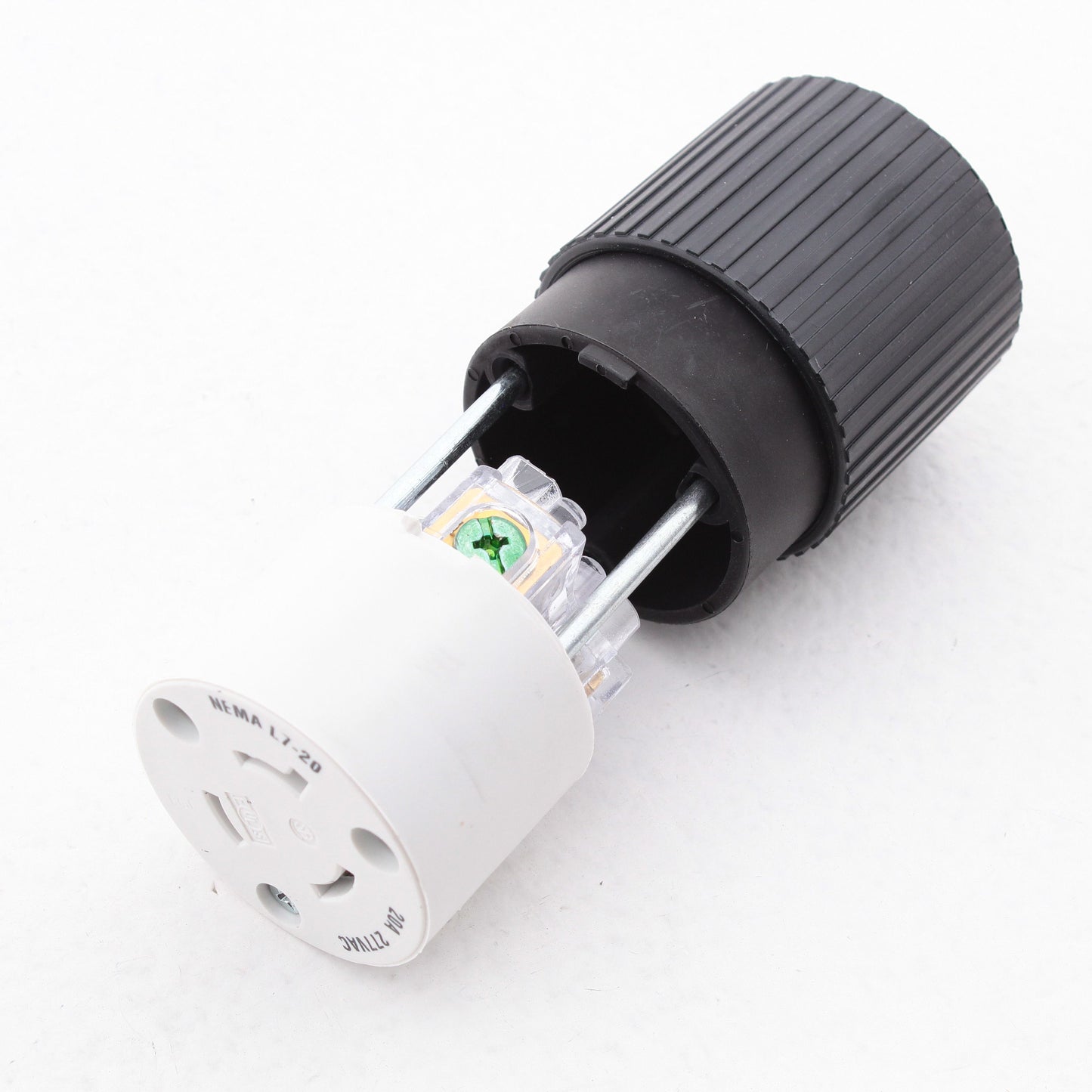 Hubbell L720C 20A Industrial Turn Twist Locking Plug Connector NEMA L7-20R 277V
