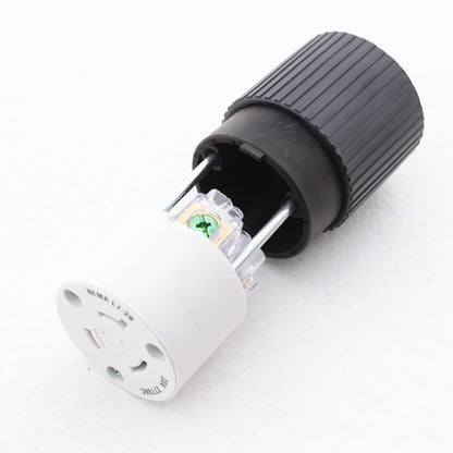 Hubbell L720C 20A Industrial Turn Twist Locking Plug Connector NEMA L7-20R 277V