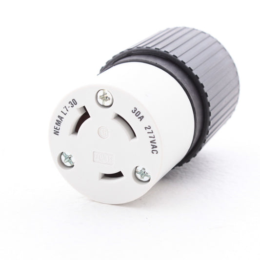 Hubbell L730C 30A Industrial Turn Twist Locking Plug Connector NEMA L7-30R 277V