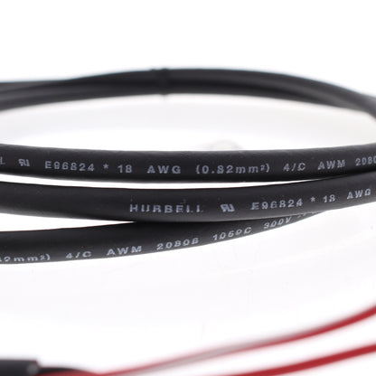 Hubbell Micro-Quick Connect Cable Cordset Female Plug 2 Meter 4-Pole MCMS2422