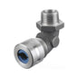 Hubbell Right Angle Cord Connector .38-.44" Cable 3/8"NPT Aluminum NHC1012