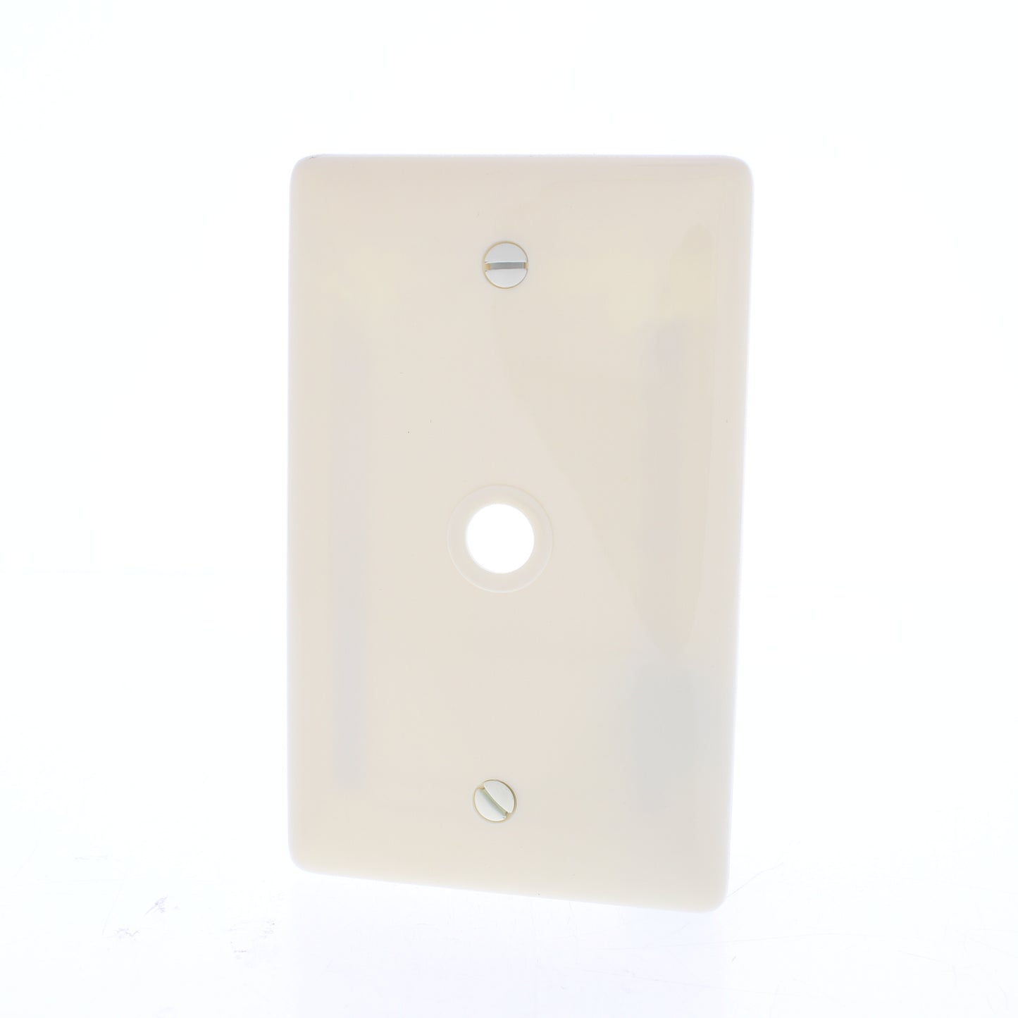Hubbell NP11AL Almond 1-Gang Phone .406" Hole Standard Wallplate Cover Box Mount