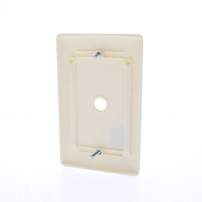 Hubbell NP11AL Almond 1-Gang Phone .406" Hole Standard Wallplate Cover Box Mount