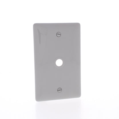 Hubbell NP11GY Gray 1-Gang Telephone .406" Hole Wallplate Covers Box Mount 25pcs
