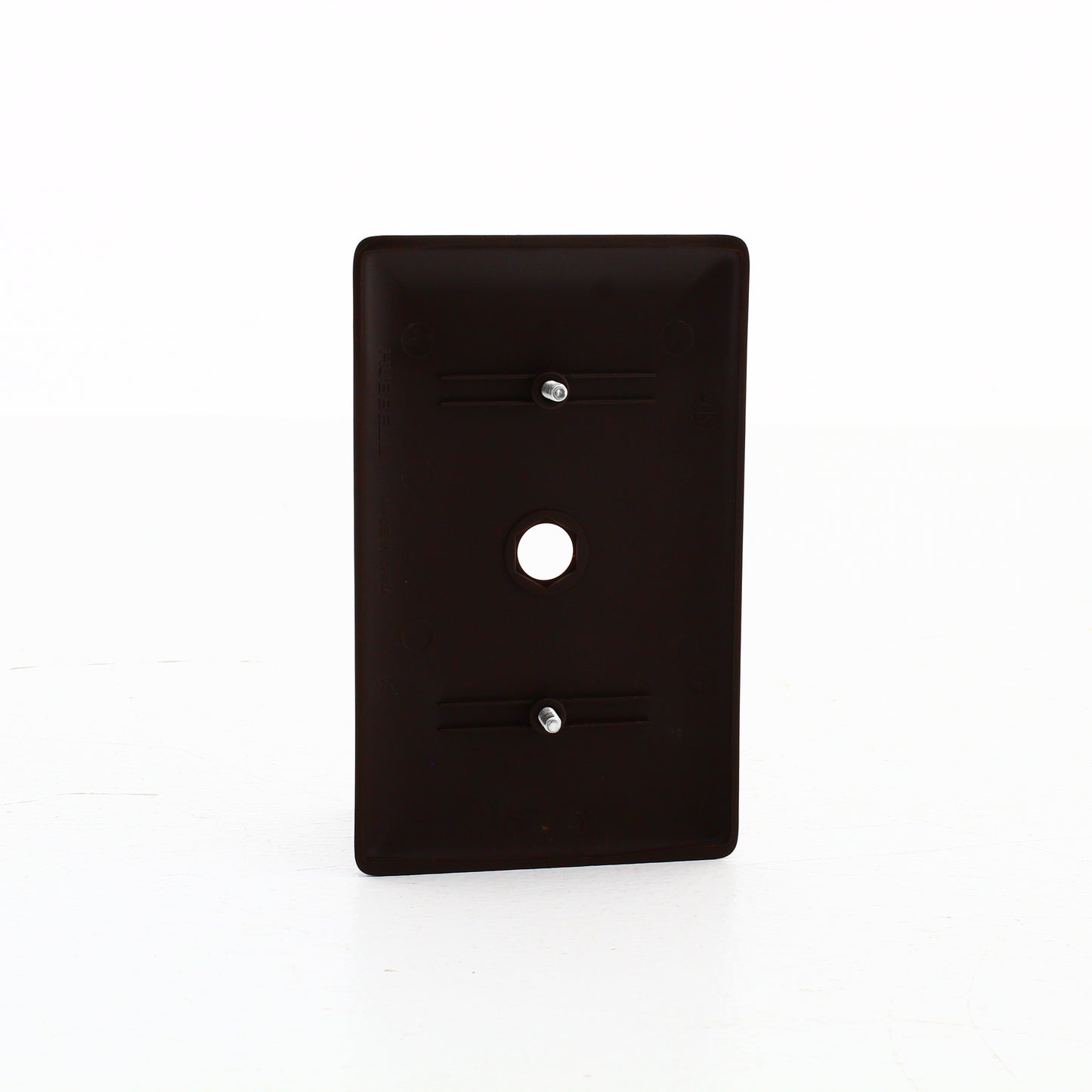 Hubbell NP12 Brown 1-Gang .406" Phone Cable Nylon Wallplate Cover Strap Mount