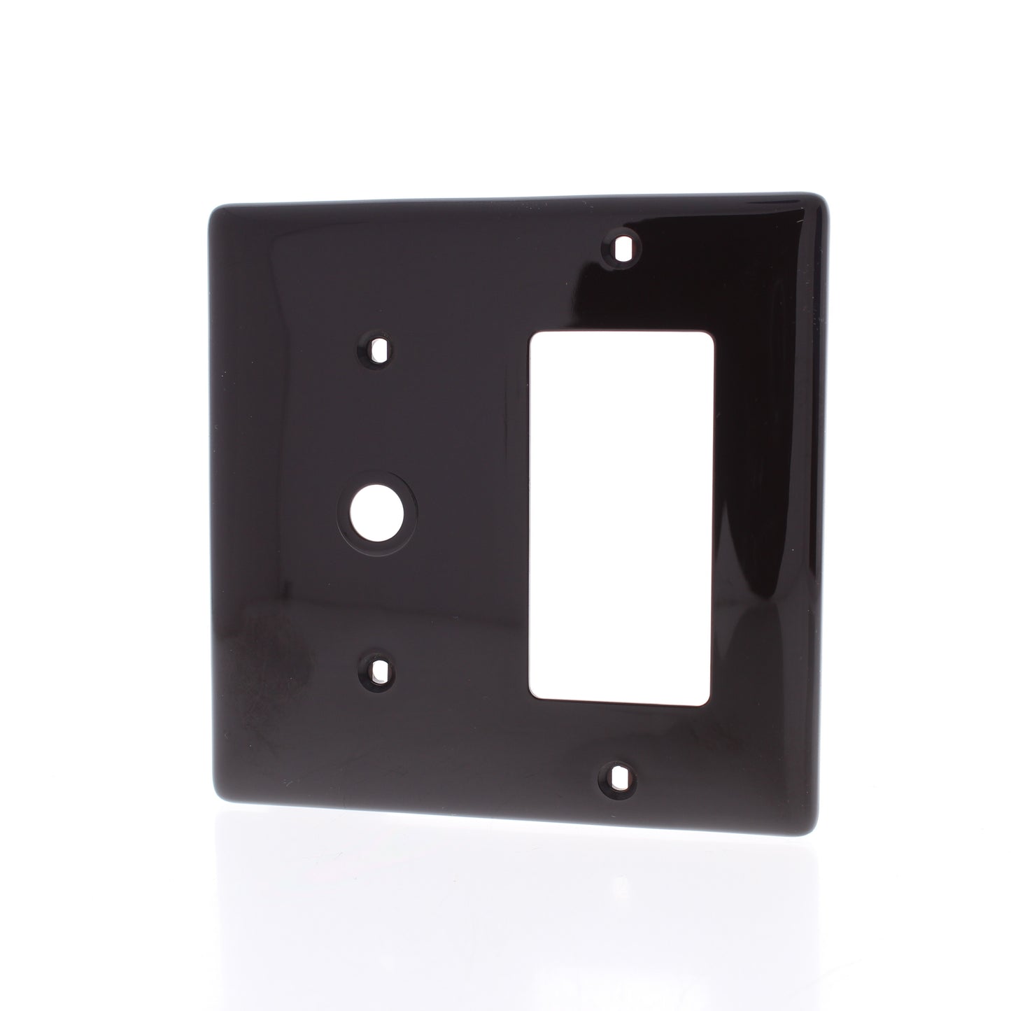 Hubbell NP1226 Brown 2-Gang Decorator .406" Cable Unbreakable Standard Wallplate