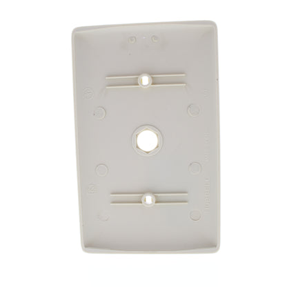 Hubbell NP12I Ivory 1-Gang Telephone .406" Hole Wallplate Cover Strap Mount 4pcs
