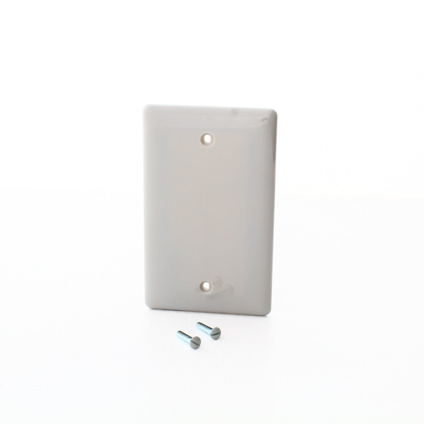 Hubbell NP13GY Gray 1-Gang Blank Nylon Standard Wallplate Cover Box Mount 5-pack