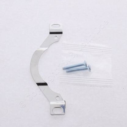 Hubbell NP14GY Gray 1-Gang Blank Nylon Standard Size Wallplate Cover Strap Mount