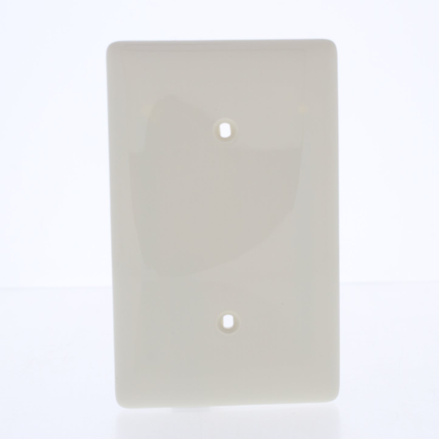Hubbell NP14OW Office White 1-Gang Blank Unbreakable Standard Wallplates 25pcs