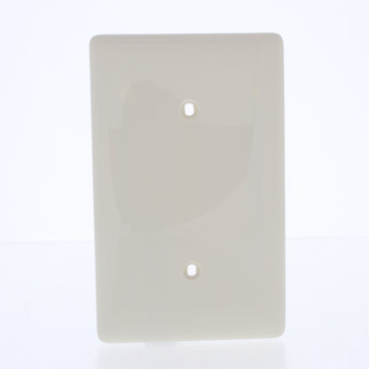 Hubbell NP14OW Office White 1-Gang Blank Unbreakable Standard Wallplates 25pcs
