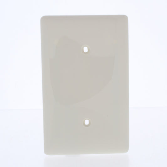 Hubbell NP14OW Office White 1-Gang Blank Unbreakable Standard Wallplates 25pcs