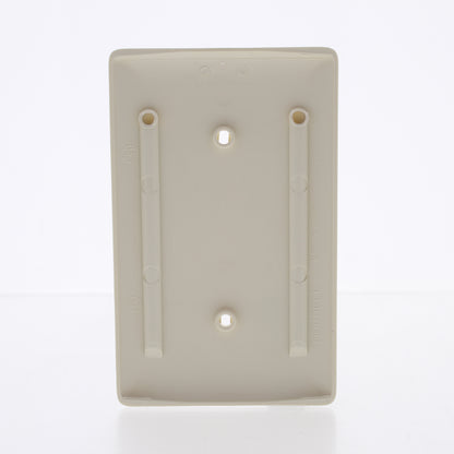 Hubbell NP14OW Office White 1-Gang Blank Unbreakable Standard Wallplates 25pcs
