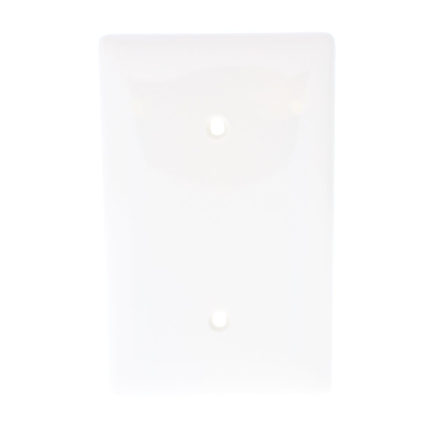 Hubbell NP14OW Office White 1-Gang Blank Nylon Cover Strap Mounting Wallplate
