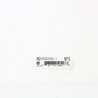 Hubbell NP18 Brown 2-Gang Toggle Duplex Outlet Unbreakable Standard Wallplate