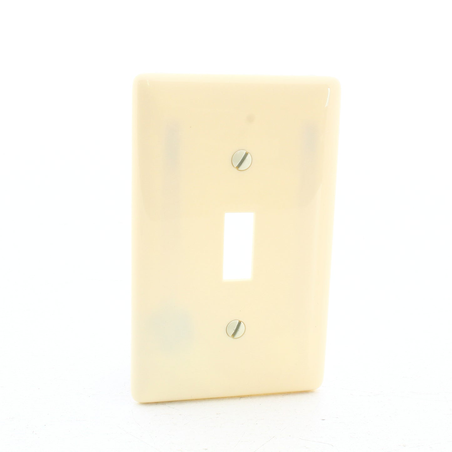 Hubbell NP1AL Almond 1-Gang Toggle Switch Unbreakable Standard Wallplate Cover
