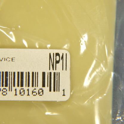 Hubbell NP1I Ivory 1-Gang Toggle Switch Unbreakable Standard Wallplates 4-Pack