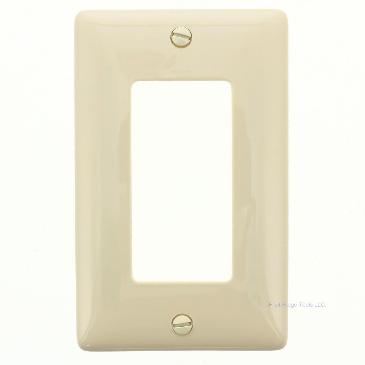 Hubbell NP26I Ivory 1-Gang Decorator Unbreakable Nylon Standard Wallplate Cover