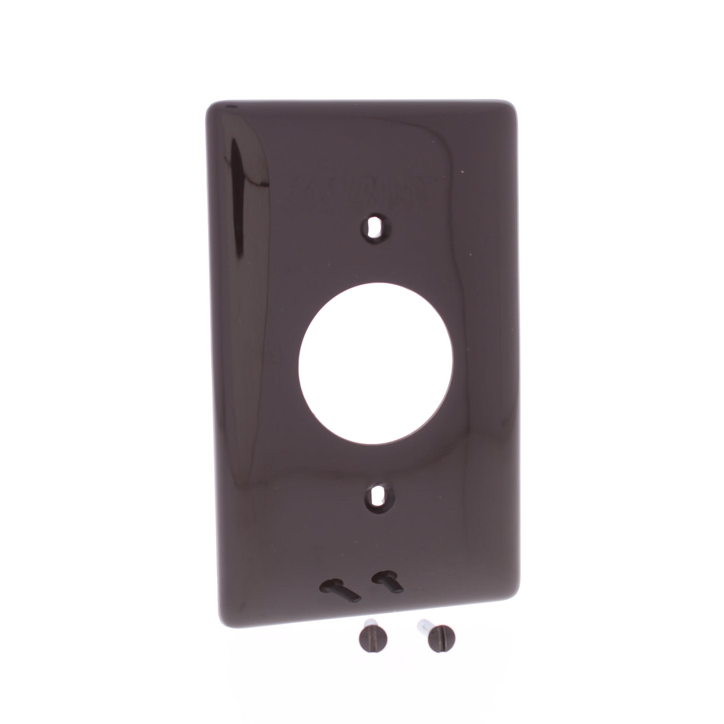 Hubbell NP7 Brown 1-Gang 1.406in. Outlet Unbreakable Standard Wallplate Cover