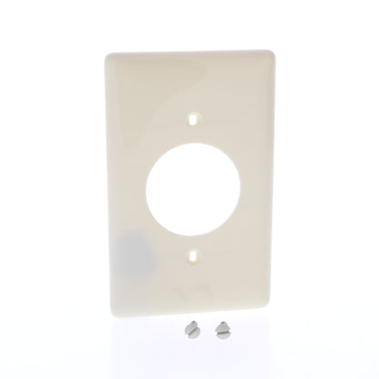 Hubbell NP720W 1-Gang Office White Nylon Locking 1.60" Outlet Covers 25-Pack
