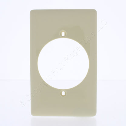 Hubbell NP724I Ivory 1-Gang 2.15" Dia Outlet Unbreakable Nylon Wallplate Cover