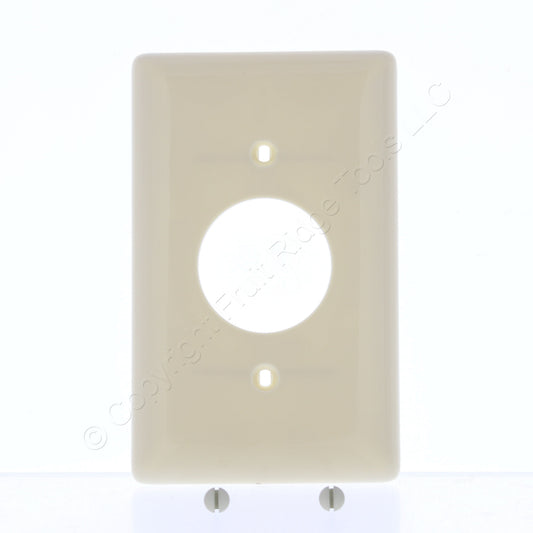 Hubbell NP7I Ivory 1-Gang 1.406" Outlet Unbreakable Nylon Wallplate Cover 25pcs