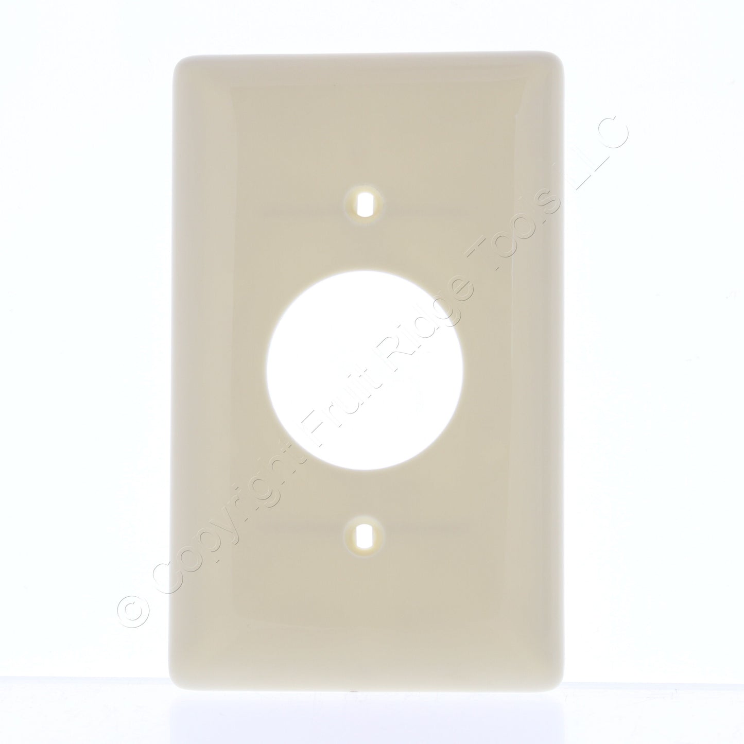 Hubbell NP7I Ivory 1-Gang 1.406" Outlet Unbreakable Nylon Wallplate Cover 25pcs
