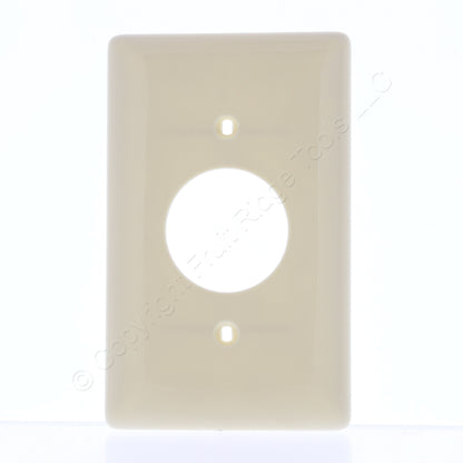 Hubbell NP7I Ivory 1-Gang 1.406" Outlet Unbreakable Nylon Wallplate Cover 25pcs