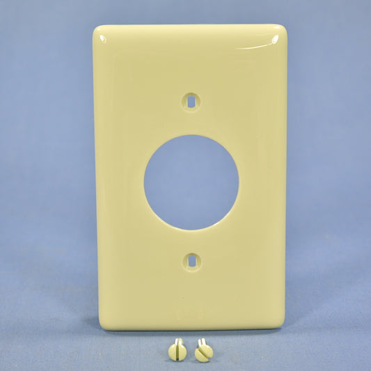 Hubbell NP7I Ivory 1-Gang 1.406in. Outlet Unbreakable Standard Wallplate Cover