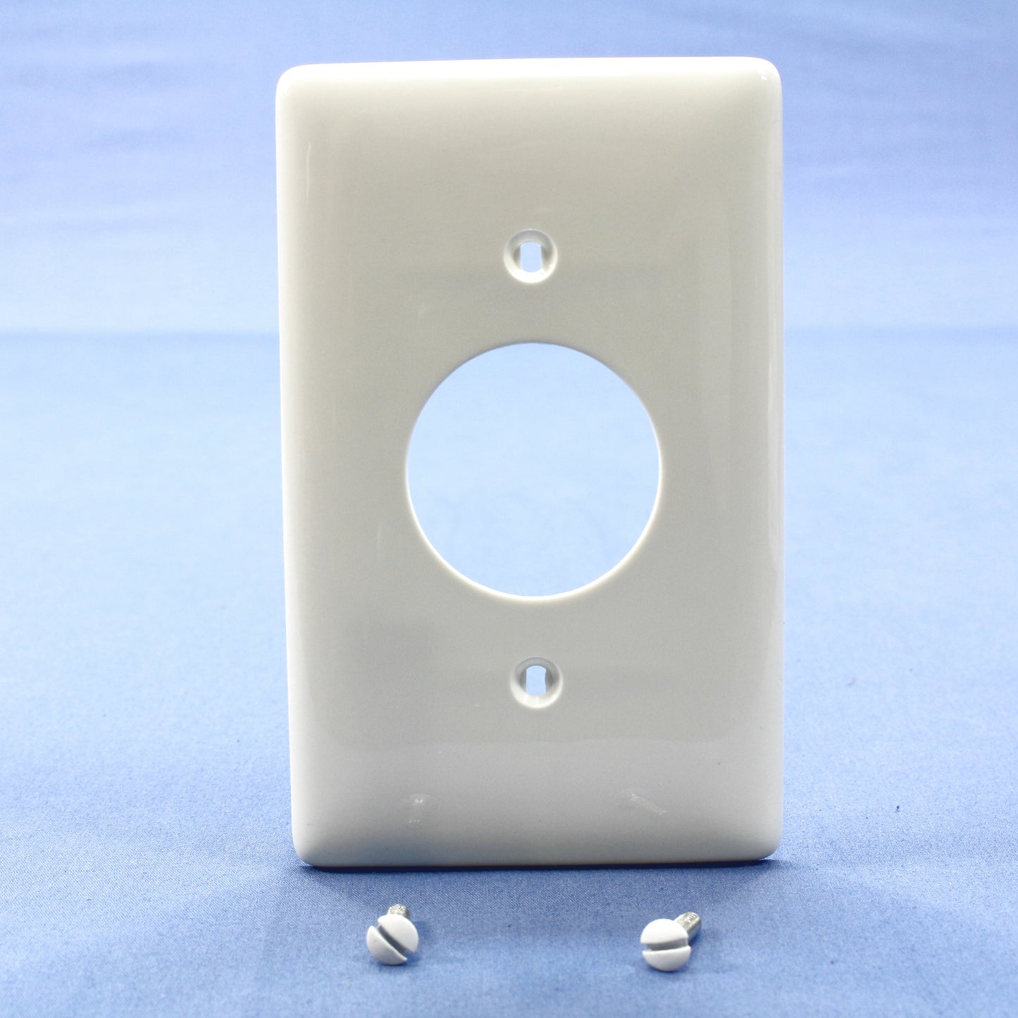 Hubbell NP7W White 1-Gang 1.406" Outlet Unbreakable Nylon Wallplate Cover 25pcs