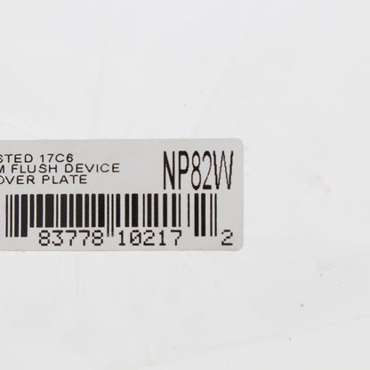 Hubbell NP82W White 2-Gang Duplex Outlet Unbreakable Nylon Standard Wallplate