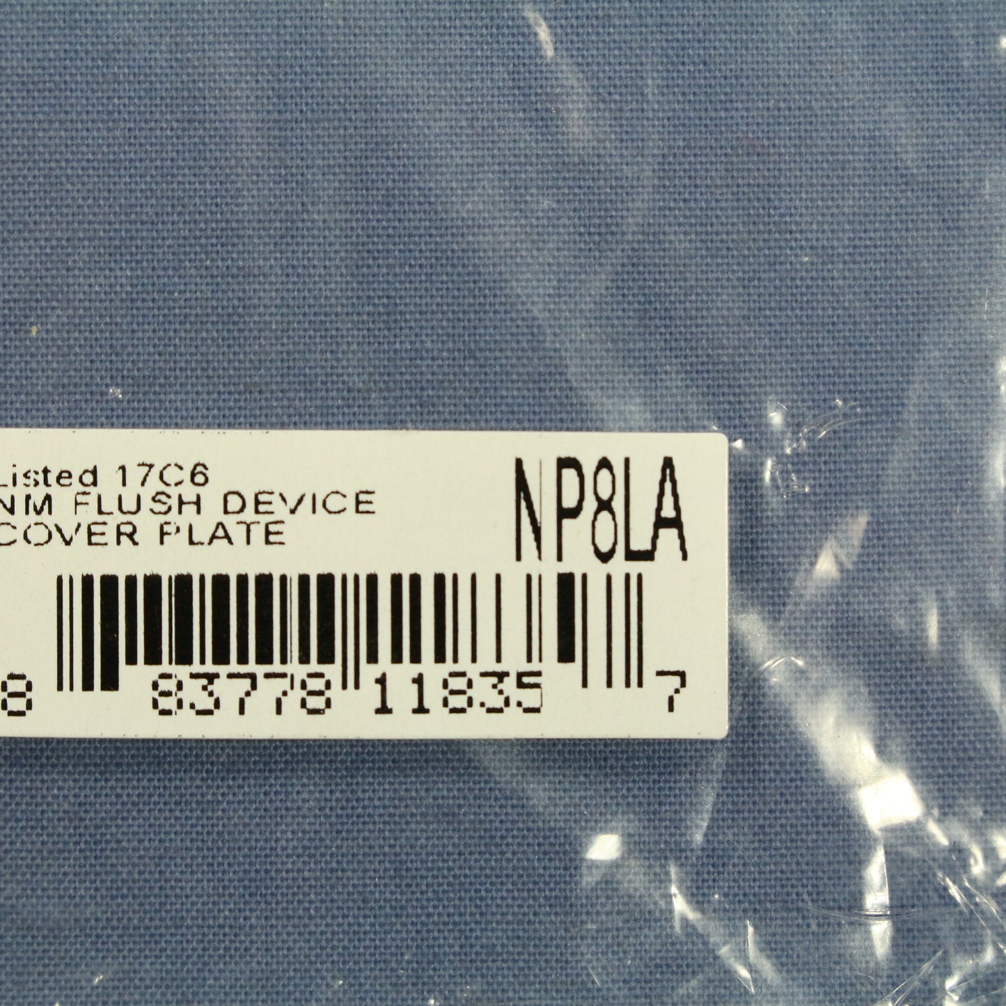 Hubbell NP8LA Light Almond 1-Gang Duplex Unbreakable Standard Wallplate Cover