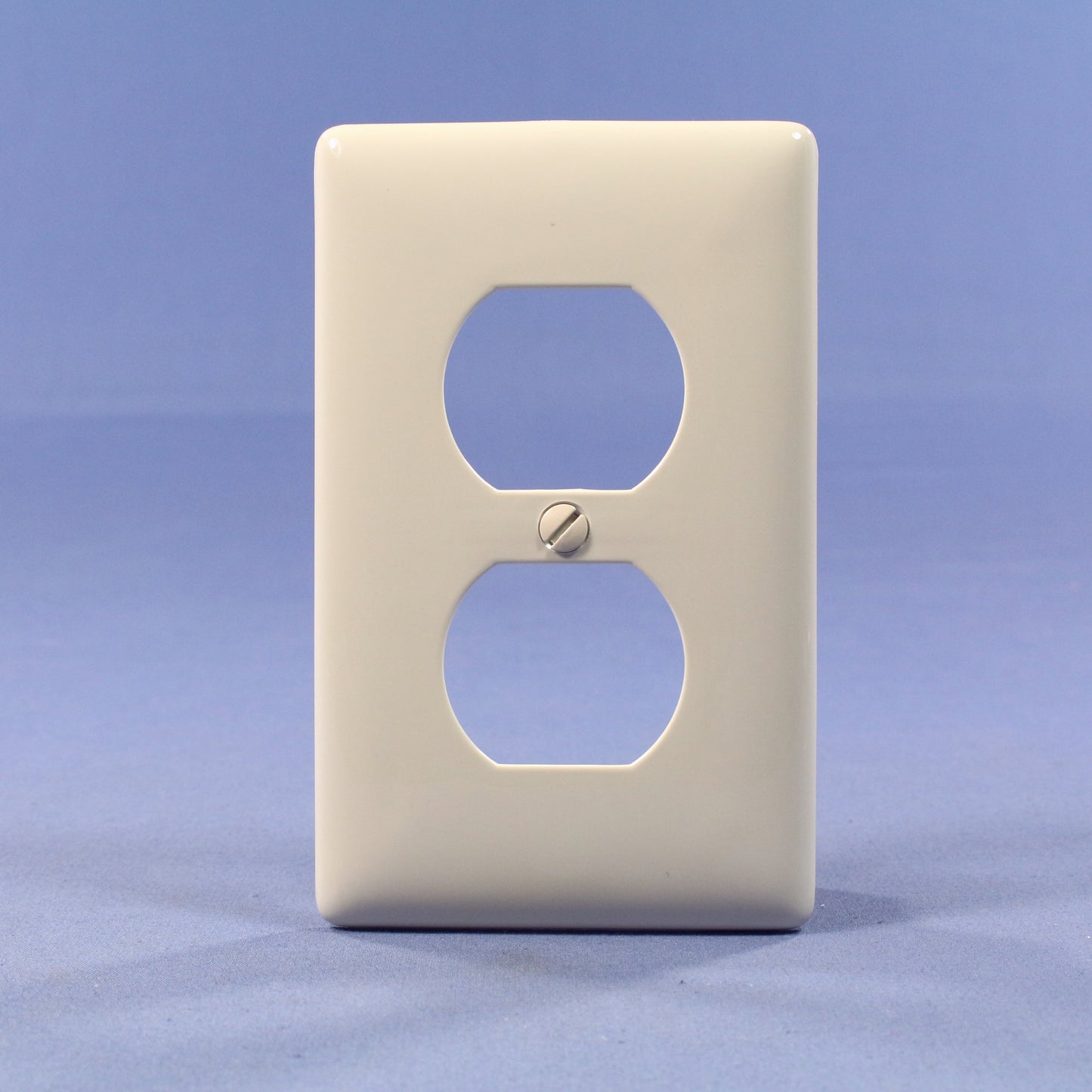 Hubbell NP8LA Light Almond 1-Gang Duplex Unbreakable Standard Wallplate Cover