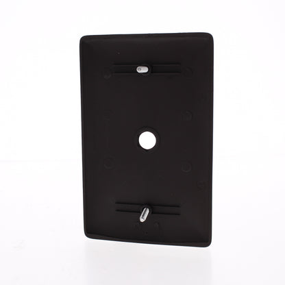 Hubbell NPJ11 Brown 1-Gang Phone .406" Unbreakable Wallplate Cover Box Mount 2pc