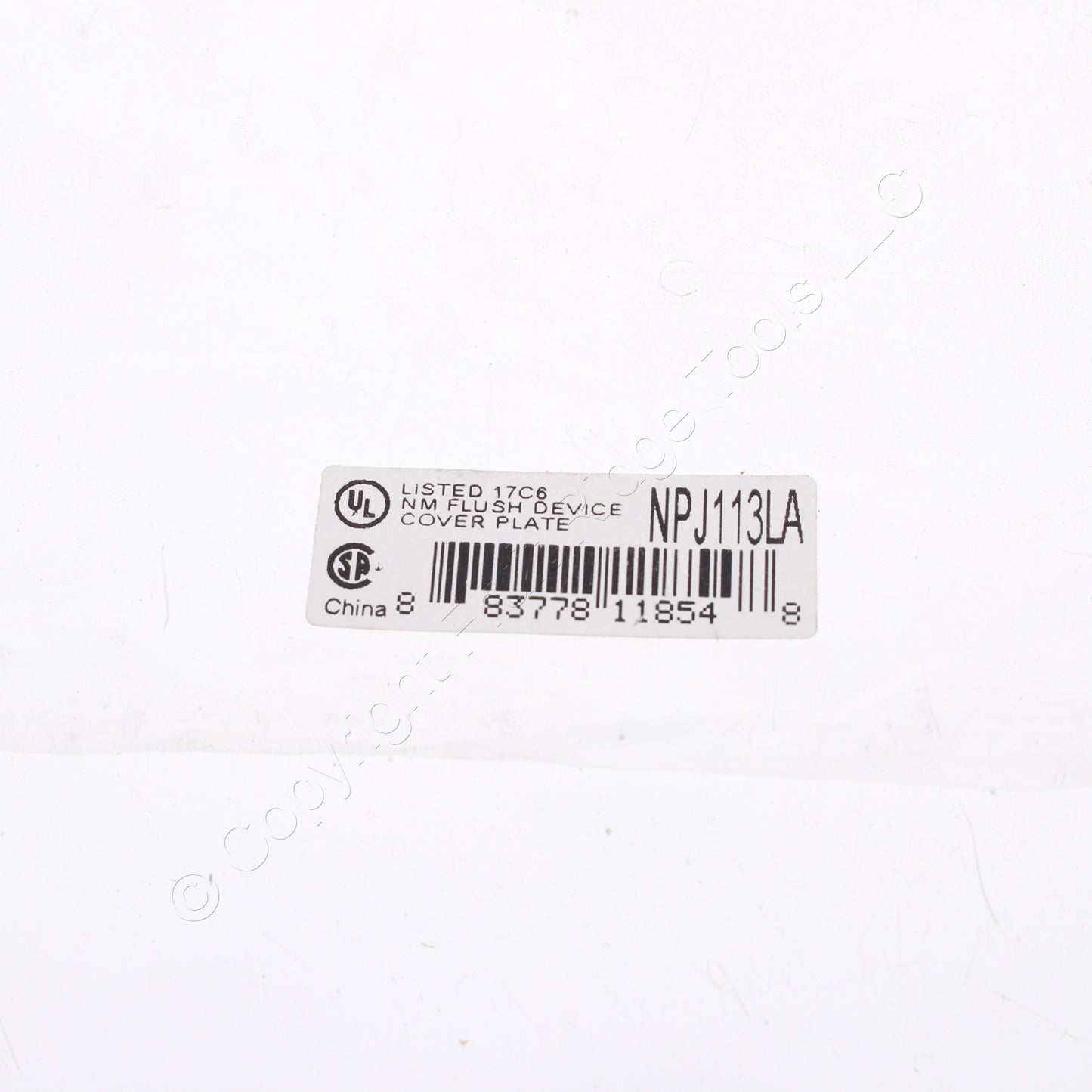 Hubbell Lt Almond Mid-size Unbreakable 2-G Blank Switch Cover Wallplate NPJ113LA
