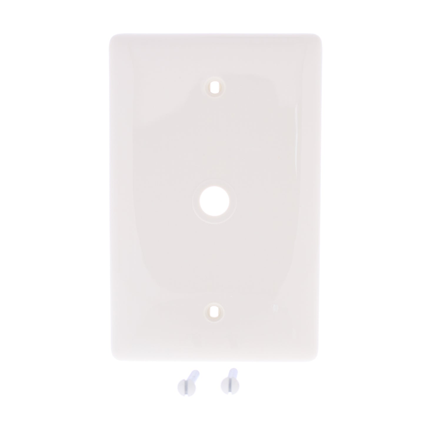 Hubbell NPJ11LA Lt Almond 1-Gang Phone .406" Nylon Mid-Size Cover Box Mount 25pc