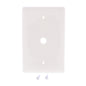 Hubbell NPJ11LA Light Almond 1-Gang Phone .406" Nylon Mid-Size Cover Box Mount