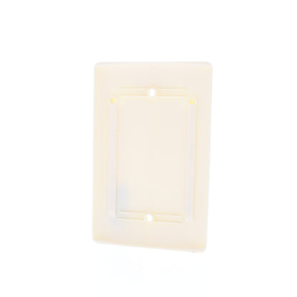 Hubbell NPJ13AL Almond 1-Gang Blank Unbreakable Midsize Wallplate Cover BoxMount