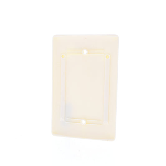 Hubbell NPJ13AL Almond 1-Gang Blank Unbreakable Midsize Wallplate Cover BoxMount